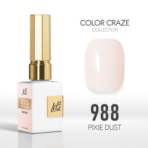 LDS Color Craze Gel Nail Polish - 988 Pixie Dust - 0.5oz