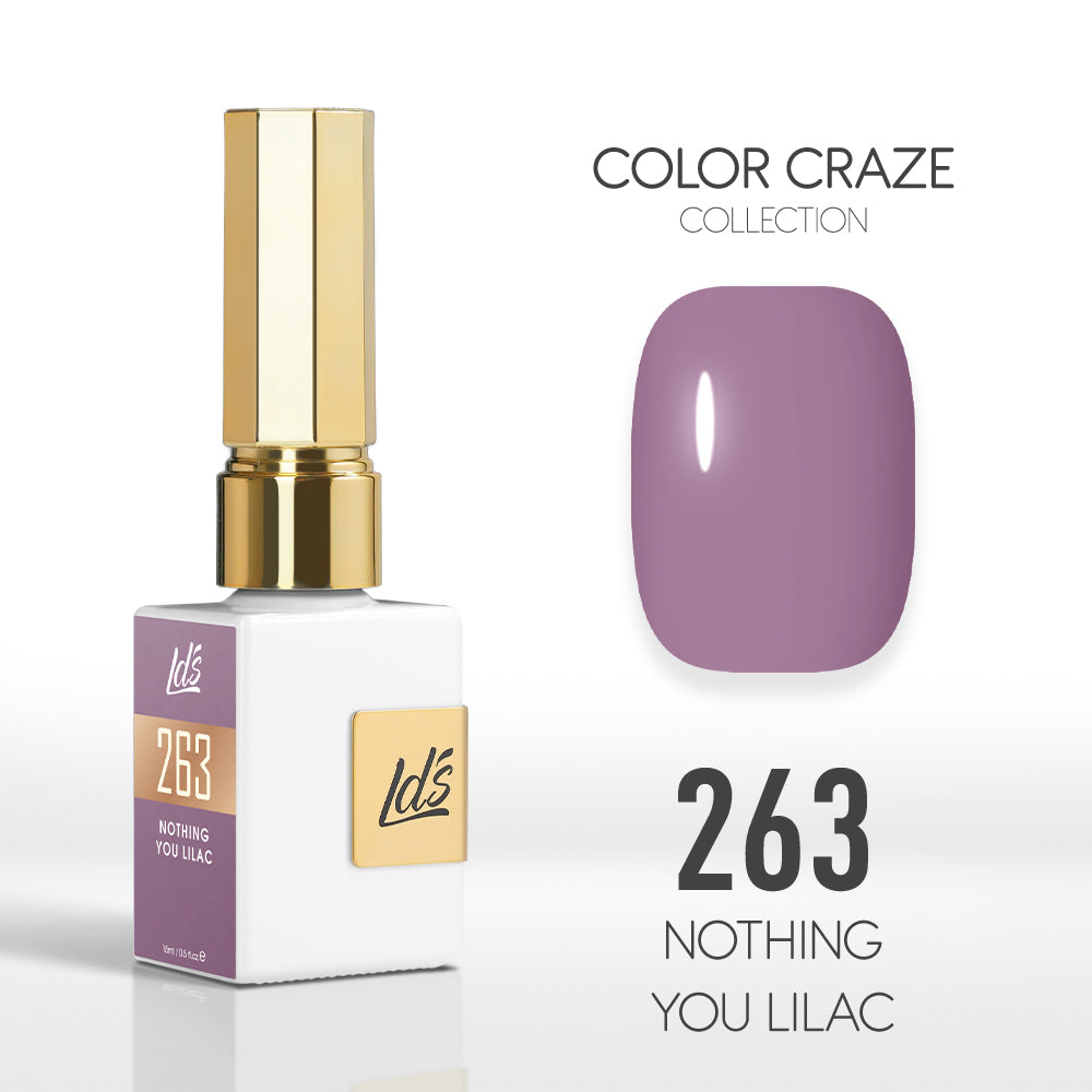  LDS Color Craze Gel Nail Polish - 263 Nothing You Lilac - 0.5oz by LDS COLOR CRAZE sold by DTK Nail Supply