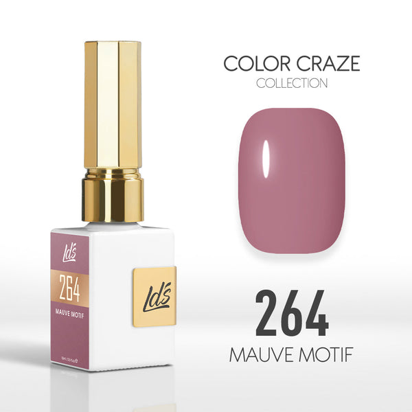  LDS Color Craze Gel Nail Polish - 264 Mauve Motif - 0.5oz by LDS COLOR CRAZE sold by DTK Nail Supply