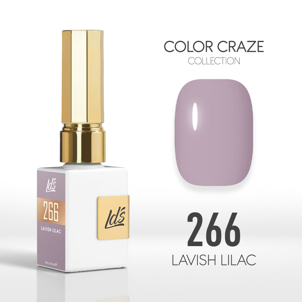  LDS Color Craze Gel Nail Polish - 266 Lavish Lilac - 0.5oz by LDS COLOR CRAZE sold by DTK Nail Supply