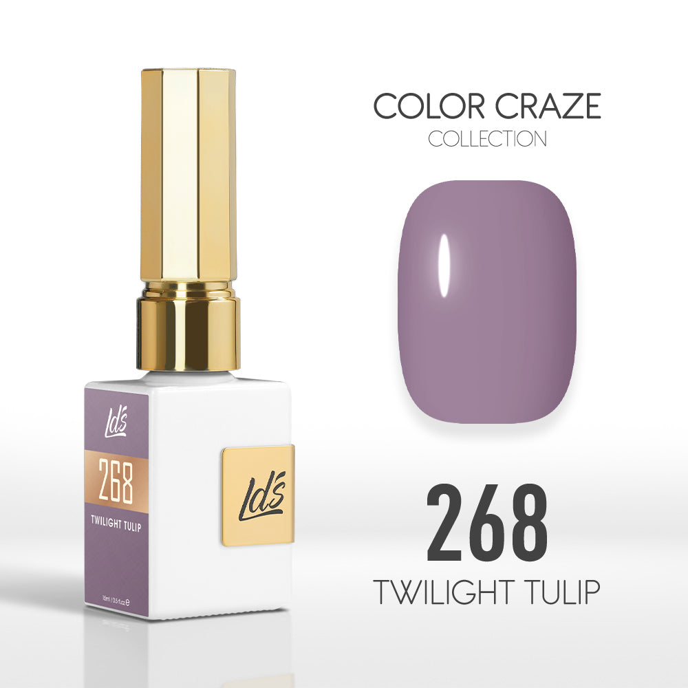  LDS Color Craze Gel Nail Polish - 268 Twilight Tulip - 0.5oz by LDS COLOR CRAZE sold by DTK Nail Supply