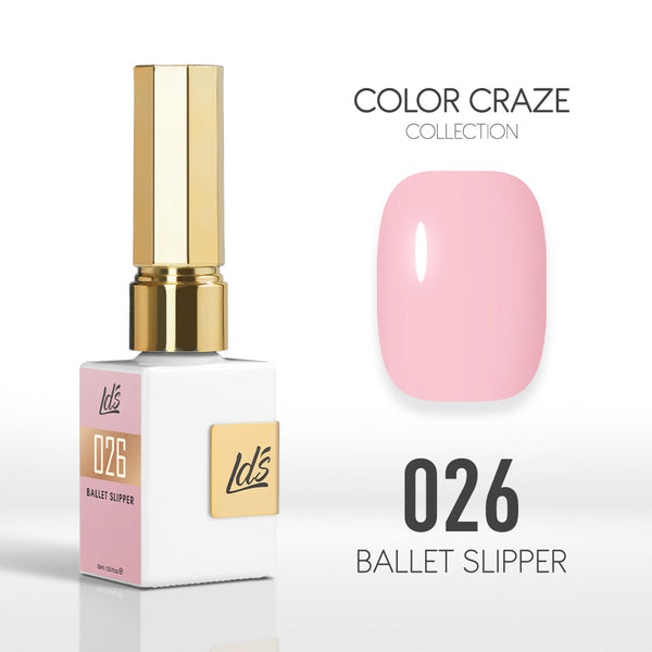  LDS Color Craze Gel Nail Polish - 026 Ballet Slipper - 0.5oz by LDS COLOR CRAZE sold by DTK Nail Supply