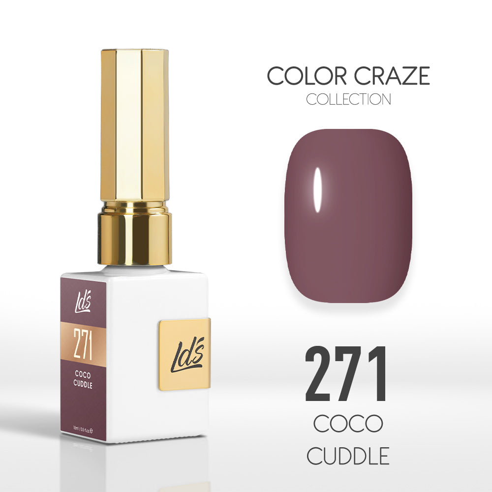  LDS Color Craze Gel Nail Polish - 271 Cocoa Cuddle - 0.5oz by LDS COLOR CRAZE sold by DTK Nail Supply