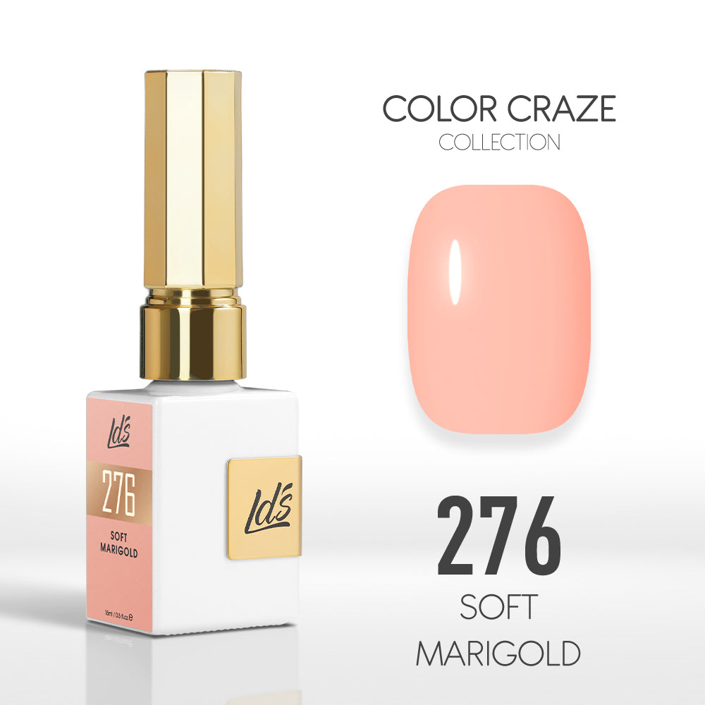  LDS Color Craze Gel Nail Polish - 276 Soft Marigold - 0.5oz by LDS COLOR CRAZE sold by DTK Nail Supply