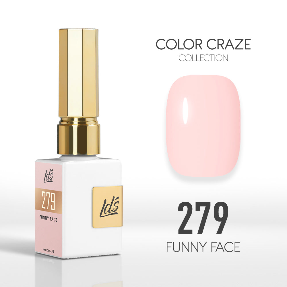  LDS Color Craze Gel Nail Polish - 279 Funny Face - 0.5oz by LDS COLOR CRAZE sold by DTK Nail Supply