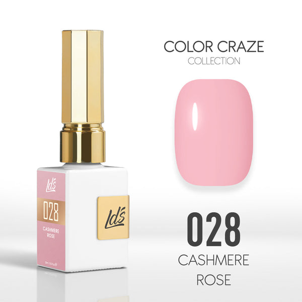  LDS Color Craze Gel Nail Polish - 028 Cashmere Rose - 0.5oz by LDS COLOR CRAZE sold by DTK Nail Supply