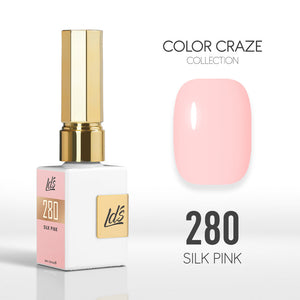  LDS Color Craze Gel Nail Polish - 280 Silk Pink - 0.5oz by LDS COLOR CRAZE sold by DTK Nail Supply