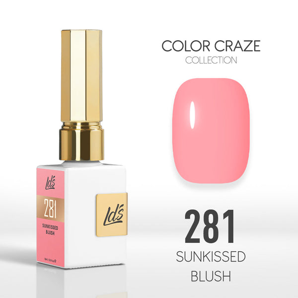  LDS Color Craze Gel Nail Polish - 281 Sunkissed Blush - 0.5oz by LDS COLOR CRAZE sold by DTK Nail Supply