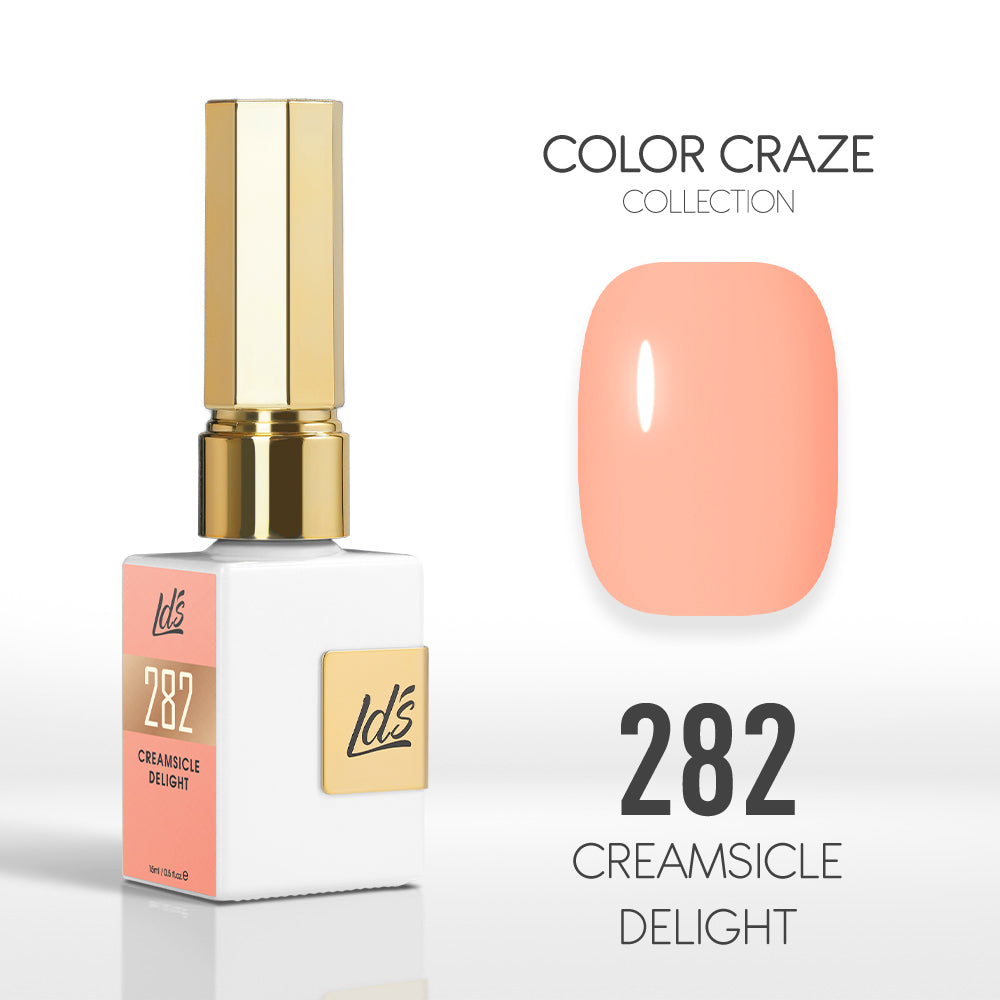  LDS Color Craze Gel Nail Polish - 282 Creamsicle Delight - 0.5oz by LDS COLOR CRAZE sold by DTK Nail Supply