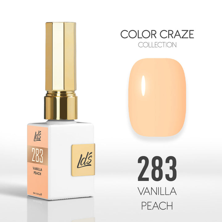 LDS Color Craze Collection - 283 Vanilla Peach - Gel Polish 0.5oz