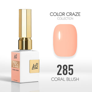  LDS Color Craze Gel Nail Polish - 285 Coral Blush - 0.5oz by LDS COLOR CRAZE sold by DTK Nail Supply