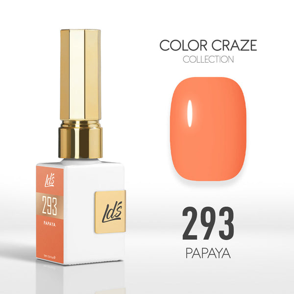  LDS Color Craze Gel Nail Polish - 293 Papaya - 0.5oz by LDS COLOR CRAZE sold by DTK Nail Supply