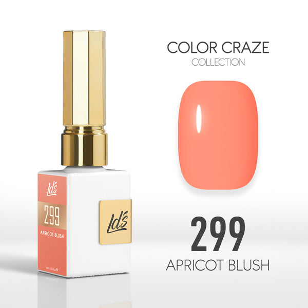  LDS Color Craze Gel Nail Polish - 299 Apricot Blush - 0.5oz by LDS COLOR CRAZE sold by DTK Nail Supply