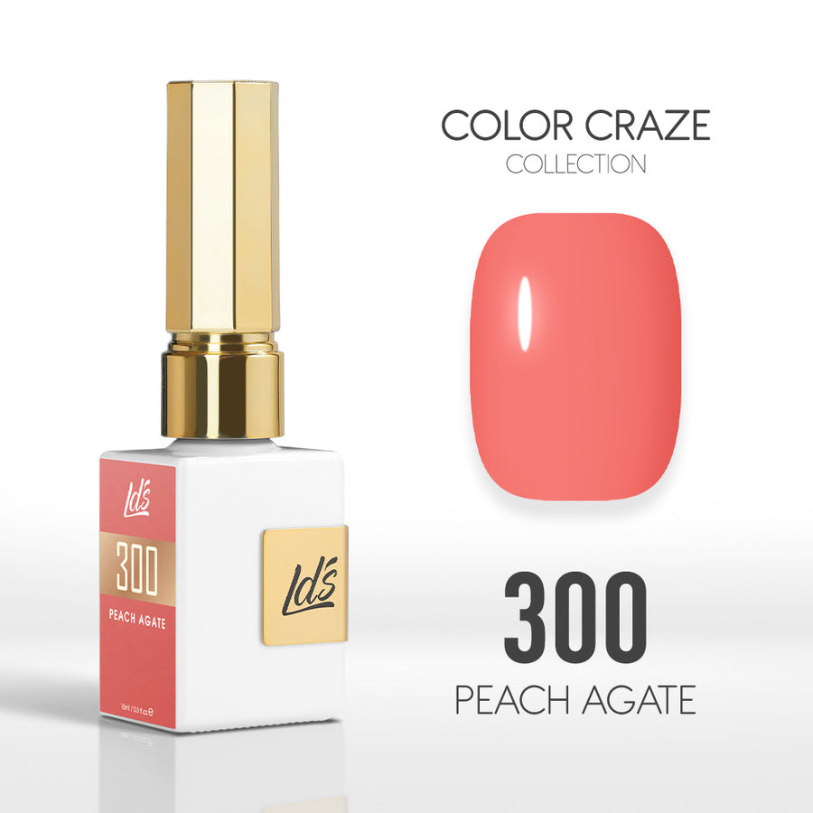 LDS Color Craze Collection - 300 Peach Agate - Gel Polish 0.5oz