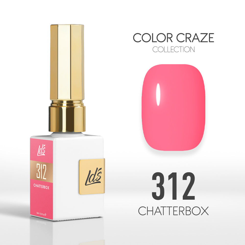  LDS Color Craze Gel Nail Polish - 312 Chatterbox - 0.5oz by LDS COLOR CRAZE sold by DTK Nail Supply