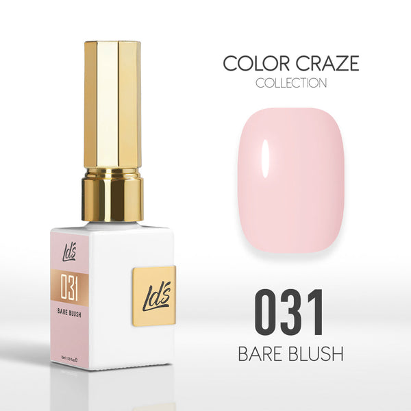  LDS Color Craze Gel Nail Polish - 031 Bare Blush - 0.5oz by LDS COLOR CRAZE sold by DTK Nail Supply