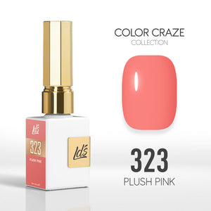  LDS Color Craze Gel Nail Polish - 323 Plush Pink - 0.5oz by LDS COLOR CRAZE sold by DTK Nail Supply