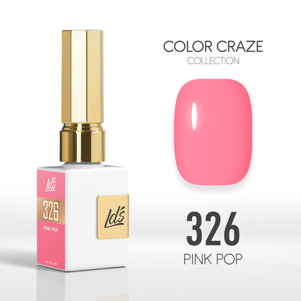 LDS Color Craze Collection - 326 Pink Pop - Gel Polish 0.5oz