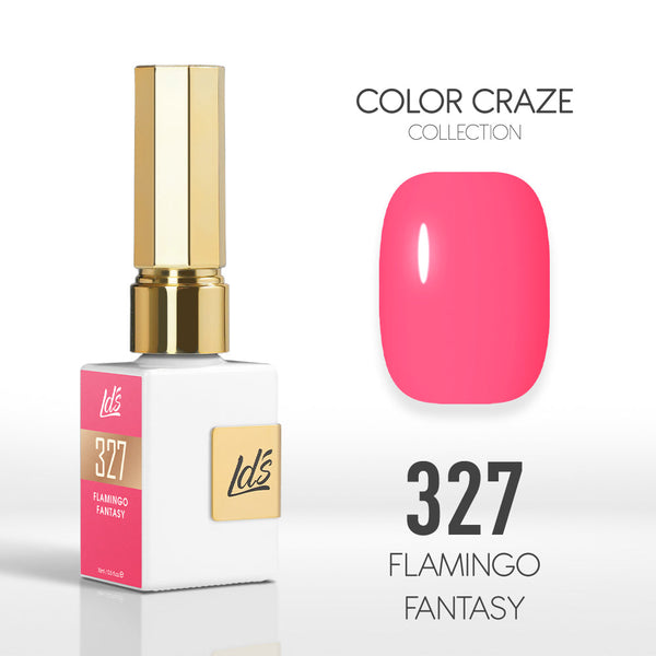  LDS Color Craze Gel Nail Polish - 327 Flamingo Fantasy - 0.5oz by LDS COLOR CRAZE sold by DTK Nail Supply