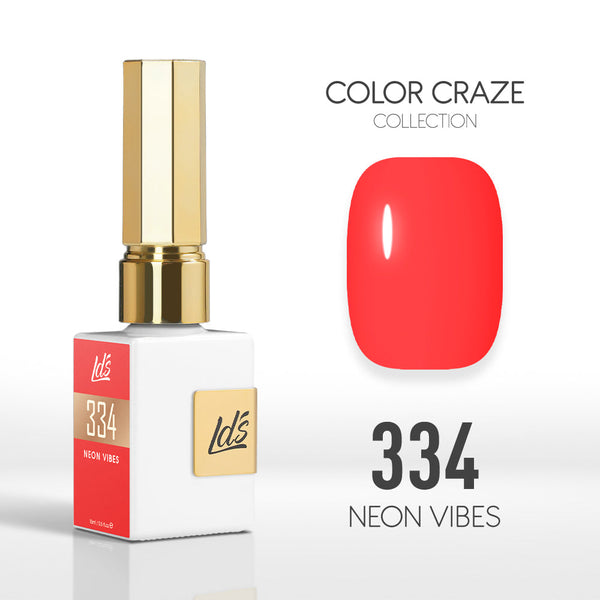  LDS Color Craze Gel Nail Polish - 334 Neon Vibes - 0.5oz by LDS COLOR CRAZE sold by DTK Nail Supply