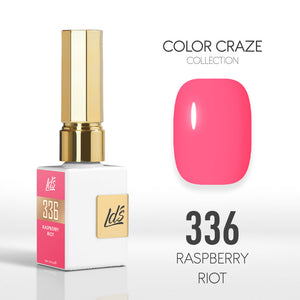  LDS Color Craze Gel Nail Polish - 336 Raspberry Riot - 0.5oz by LDS COLOR CRAZE sold by DTK Nail Supply