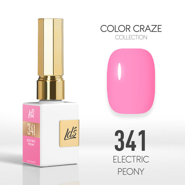 LDS Color Craze Collection - 341 Electric Peony - Gel Polish 0.5oz