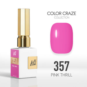  LDS Color Craze Gel Nail Polish - 357 Pink Thrill - 0.5oz by LDS COLOR CRAZE sold by DTK Nail Supply