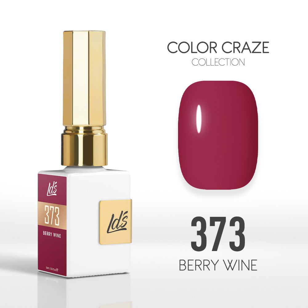  LDS Color Craze Gel Nail Polish - 373 Berry Wine - 0.5oz by LDS COLOR CRAZE sold by DTK Nail Supply