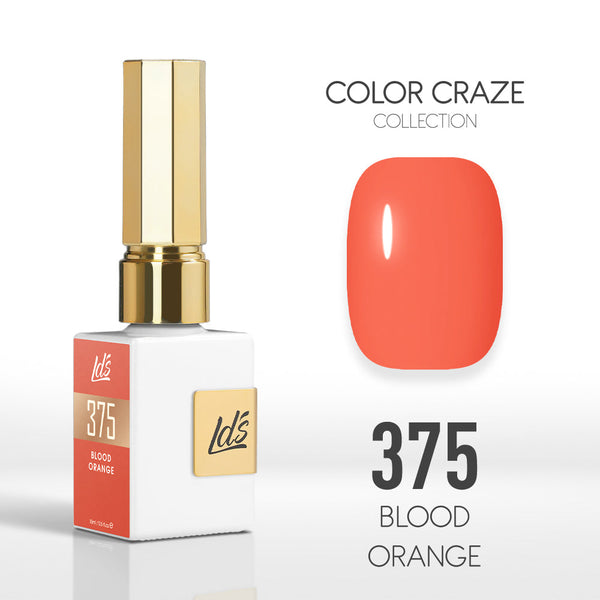 LDS Color Craze Collection - 375 Blood Orange - Gel Polish 0.5oz