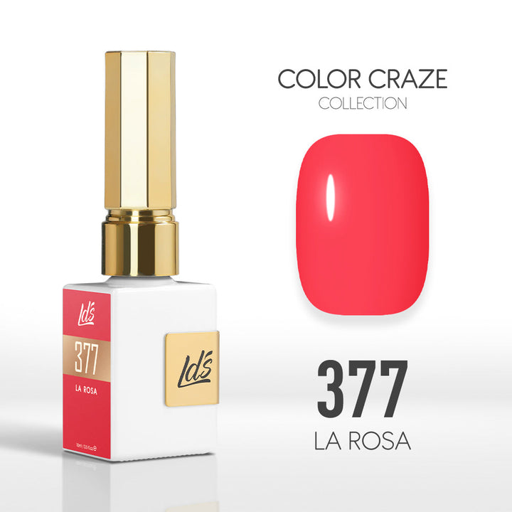 LDS Color Craze Collection - 377 La Rosa - Gel Polish 0.5oz