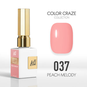  LDS Color Craze Gel Nail Polish - 037 Peach Melody - 0.5oz by LDS COLOR CRAZE sold by DTK Nail Supply