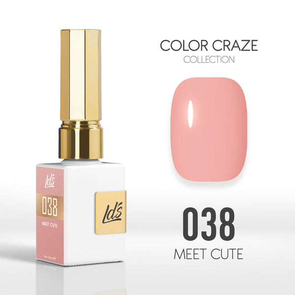  LDS Color Craze Gel Nail Polish - 038 Meet Cute - 0.5oz by LDS COLOR CRAZE sold by DTK Nail Supply