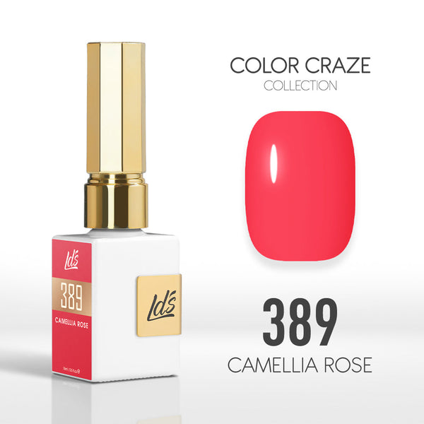  LDS Color Craze Gel Nail Polish - 389 Camellia Rose - 0.5oz by LDS COLOR CRAZE sold by DTK Nail Supply