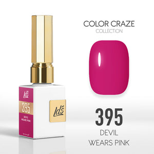 LDS Color Craze Collection - 395 Devil Wears Pink - Gel Polish 0.5oz