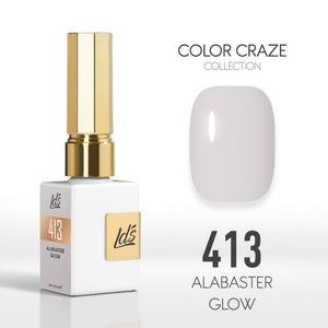  LDS Color Craze Gel Nail Polish - 413 Alabaster Glow - 0.5oz by LDS COLOR CRAZE sold by DTK Nail Supply