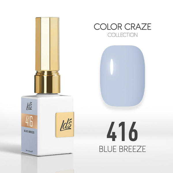  LDS Color Craze Gel Nail Polish - 416 Blue Breeze - 0.5oz by LDS COLOR CRAZE sold by DTK Nail Supply