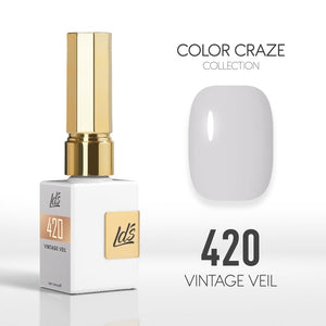  LDS Color Craze Gel Nail Polish - 420 Vintage Veil - 0.5oz by LDS COLOR CRAZE sold by DTK Nail Supply