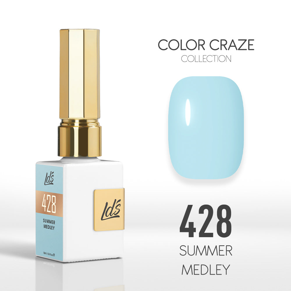  LDS Color Craze Gel Nail Polish - 428 Summer Medley - 0.5oz by LDS COLOR CRAZE sold by DTK Nail Supply