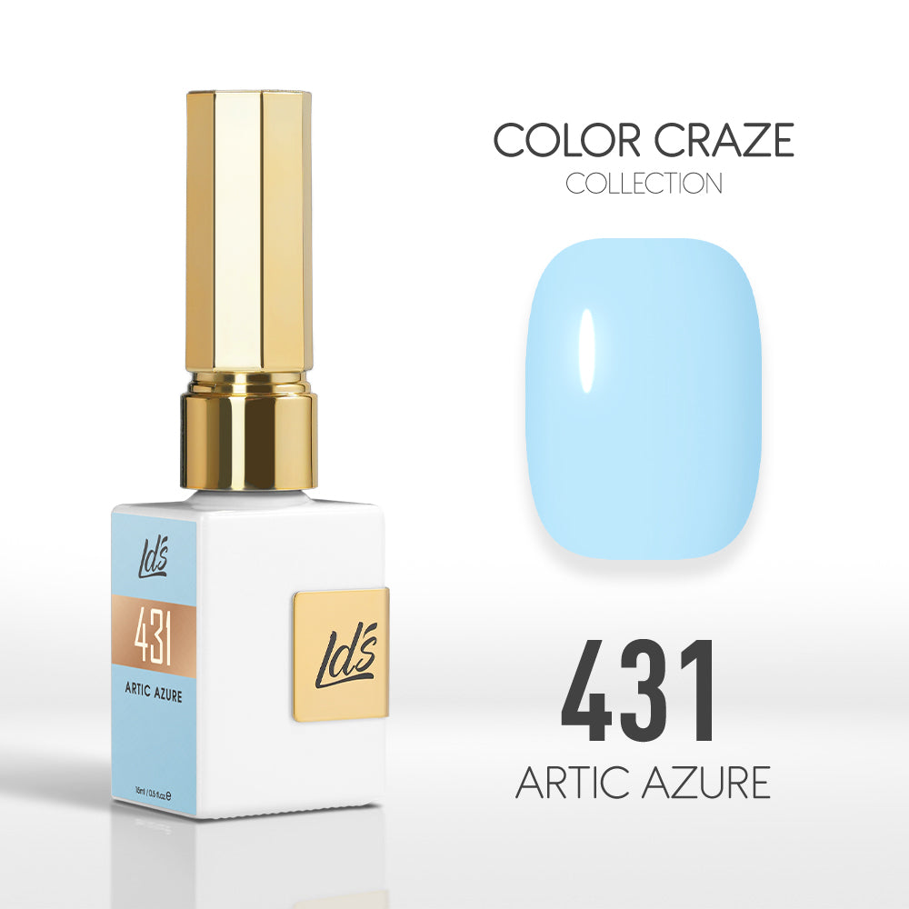  LDS Color Craze Gel Nail Polish - 431 Artic Azure - 0.5oz by LDS COLOR CRAZE sold by DTK Nail Supply