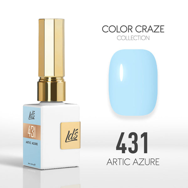  LDS Color Craze Gel Nail Polish - 431 Artic Azure - 0.5oz by LDS COLOR CRAZE sold by DTK Nail Supply