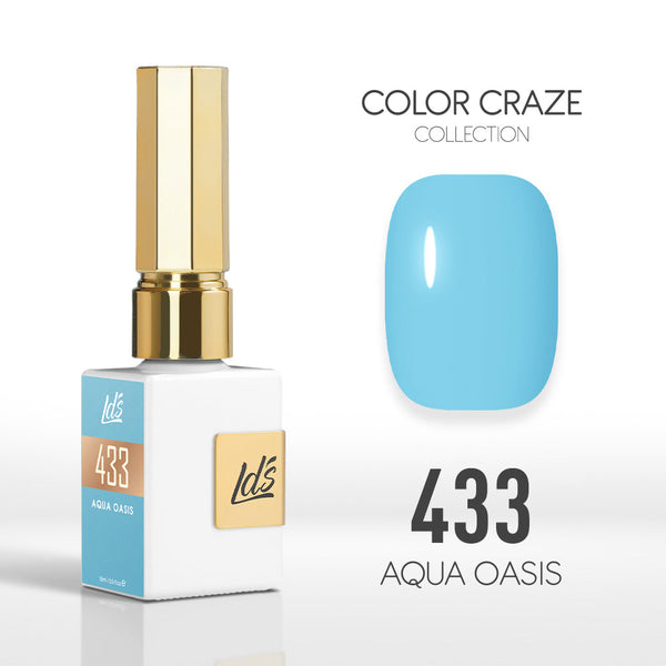  LDS Color Craze Gel Nail Polish - 433 Aqua Oasis - 0.5oz by LDS COLOR CRAZE sold by DTK Nail Supply