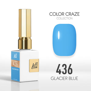  LDS Color Craze Gel Nail Polish - 436 Glacier Blue - 0.5oz by LDS COLOR CRAZE sold by DTK Nail Supply