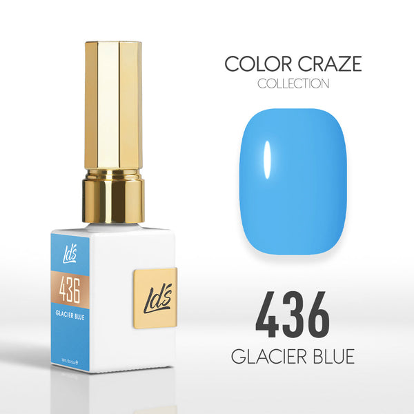  LDS Color Craze Gel Nail Polish - 436 Glacier Blue - 0.5oz by LDS COLOR CRAZE sold by DTK Nail Supply