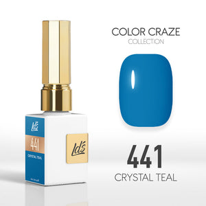  LDS Color Craze Gel Nail Polish - 441 Crystal Teal - 0.5oz by LDS COLOR CRAZE sold by DTK Nail Supply