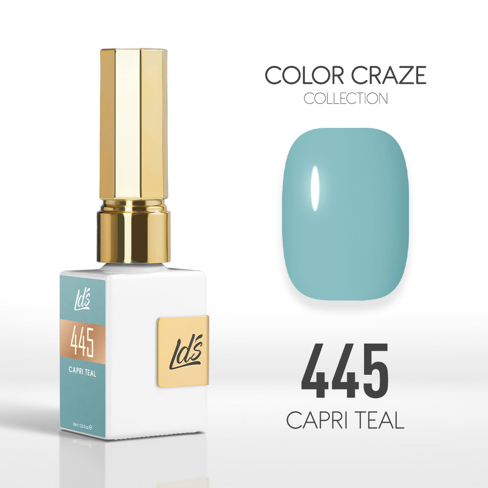  LDS Color Craze Gel Nail Polish - 445 Capri Teal - 0.5oz by LDS COLOR CRAZE sold by DTK Nail Supply