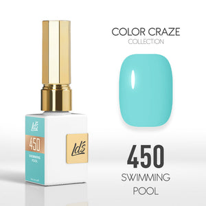  LDS Color Craze Gel Nail Polish - 450 Swimming Pool - 0.5oz by LDS COLOR CRAZE sold by DTK Nail Supply