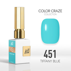  LDS Color Craze Gel Nail Polish - 451 Tiffany Blue - 0.5oz by LDS COLOR CRAZE sold by DTK Nail Supply