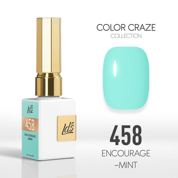  LDS Color Craze Gel Nail Polish - 458 Encourage-mint - 0.5oz by LDS COLOR CRAZE sold by DTK Nail Supply