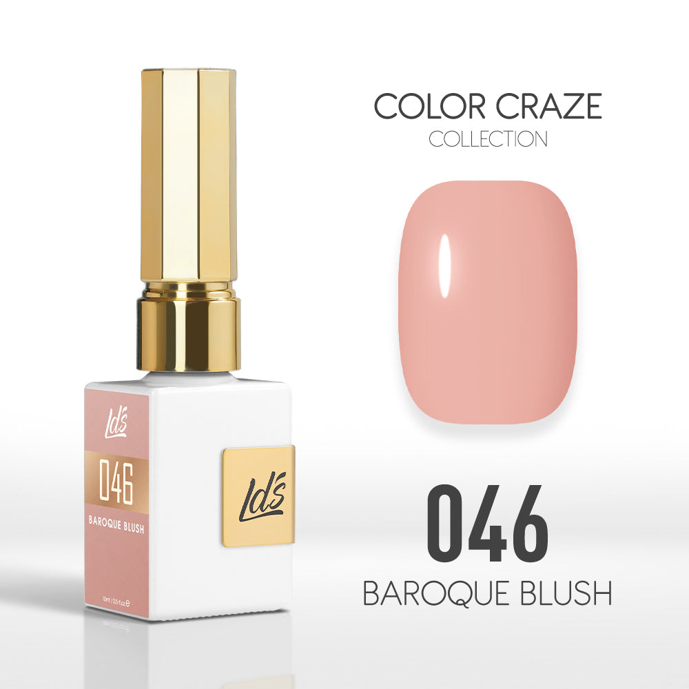  LDS Color Craze Gel Nail Polish - 046 Baroque Blush - 0.5oz by LDS COLOR CRAZE sold by DTK Nail Supply