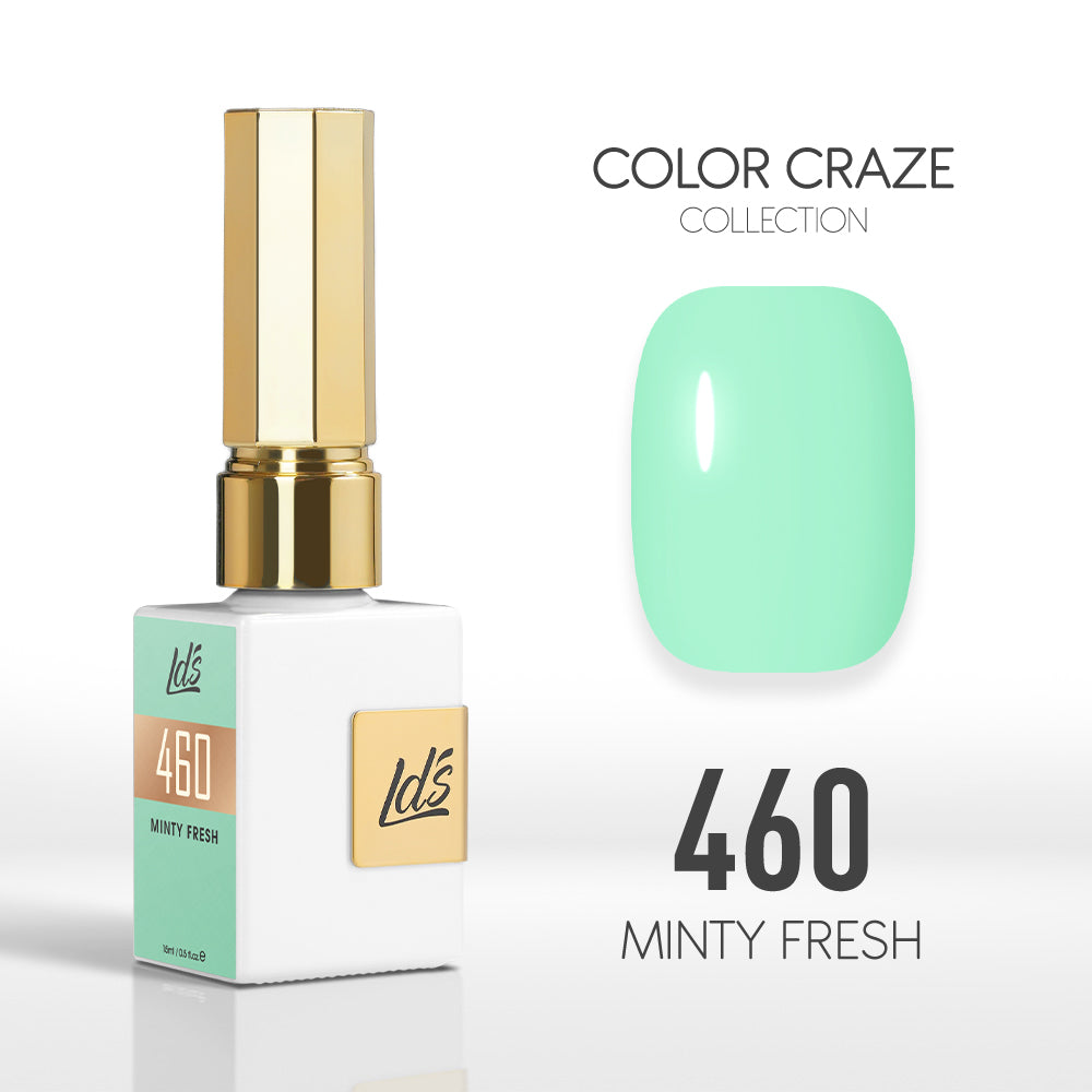  LDS Color Craze Gel Nail Polish - 460 Minty Fresh - 0.5oz by LDS COLOR CRAZE sold by DTK Nail Supply